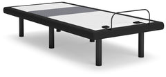 3 Brothers Decor - Ashley Furniture - Best Base with Lumbar and Audio Twin XL Adjustable Base - TXL Adjustable Base / Charcoal Gray - M5X572