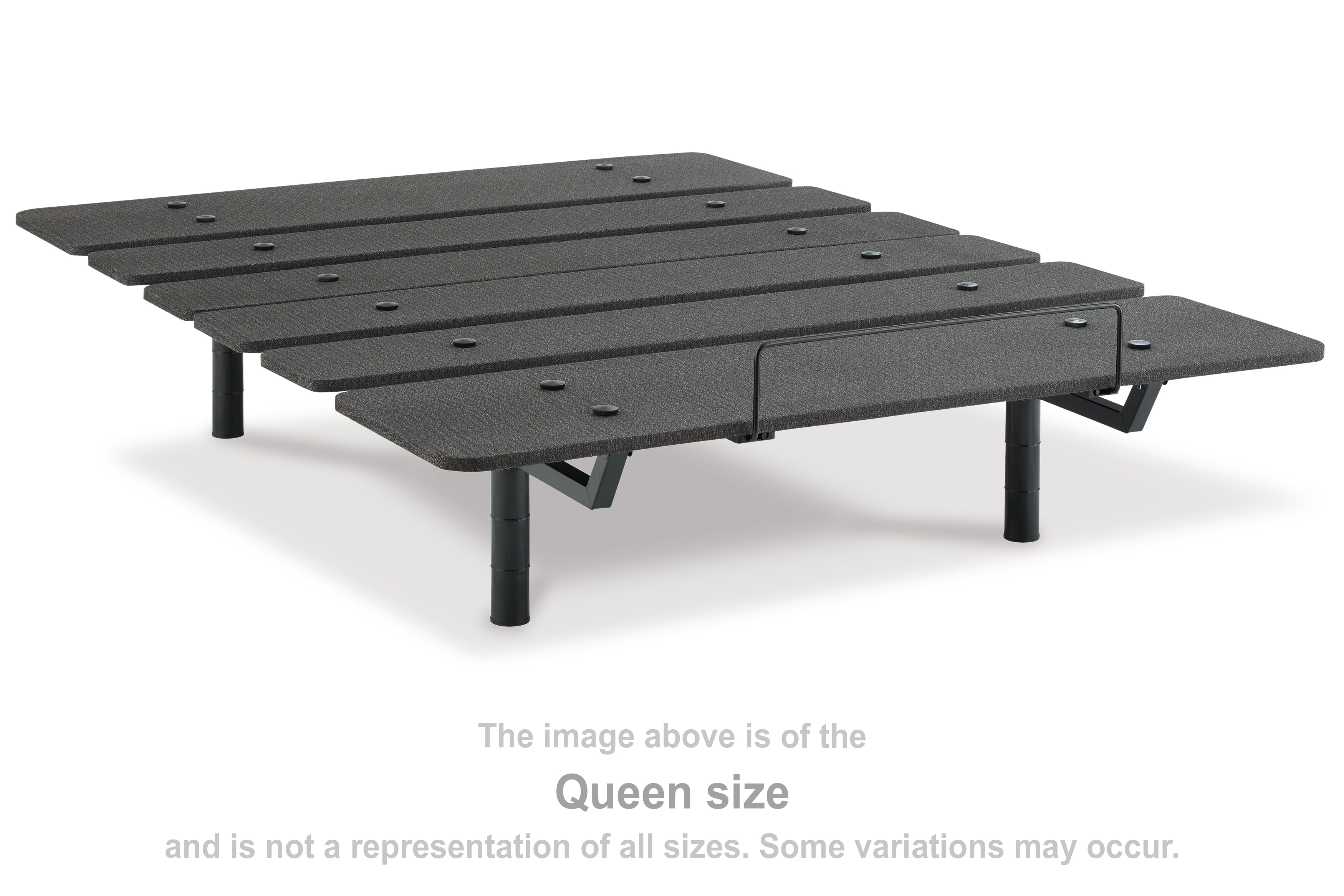 3 Brothers Decor - Ashley Furniture - Cosmic Power Base California King Adjustable Base - Cal King Adjustable Base / Black - M8X252