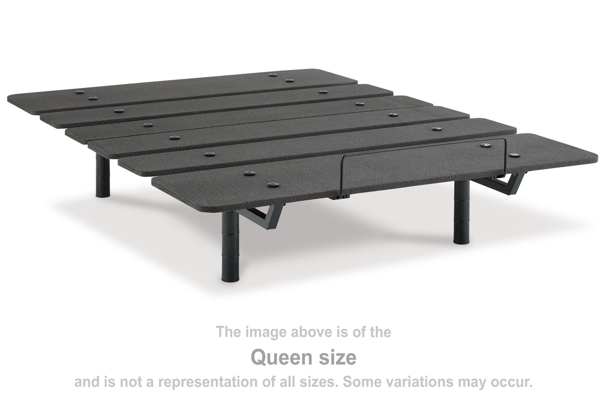 3 Brothers Decor - Ashley Furniture - Cosmic Power Base California King Adjustable Base - Cal King Adjustable Base / Black - M8X252