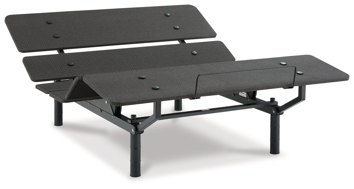 3 Brothers Decor - Ashley Furniture - Cosmic Power Base Queen Adjustable Base - Queen Adjustable Base / Black - M8X232