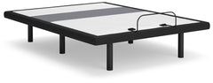 3 Brothers Decor - Ashley Furniture - Best Base with Lumbar and Audio Queen Adjustable Base - Queen Adjustable Base / Black - M8X332