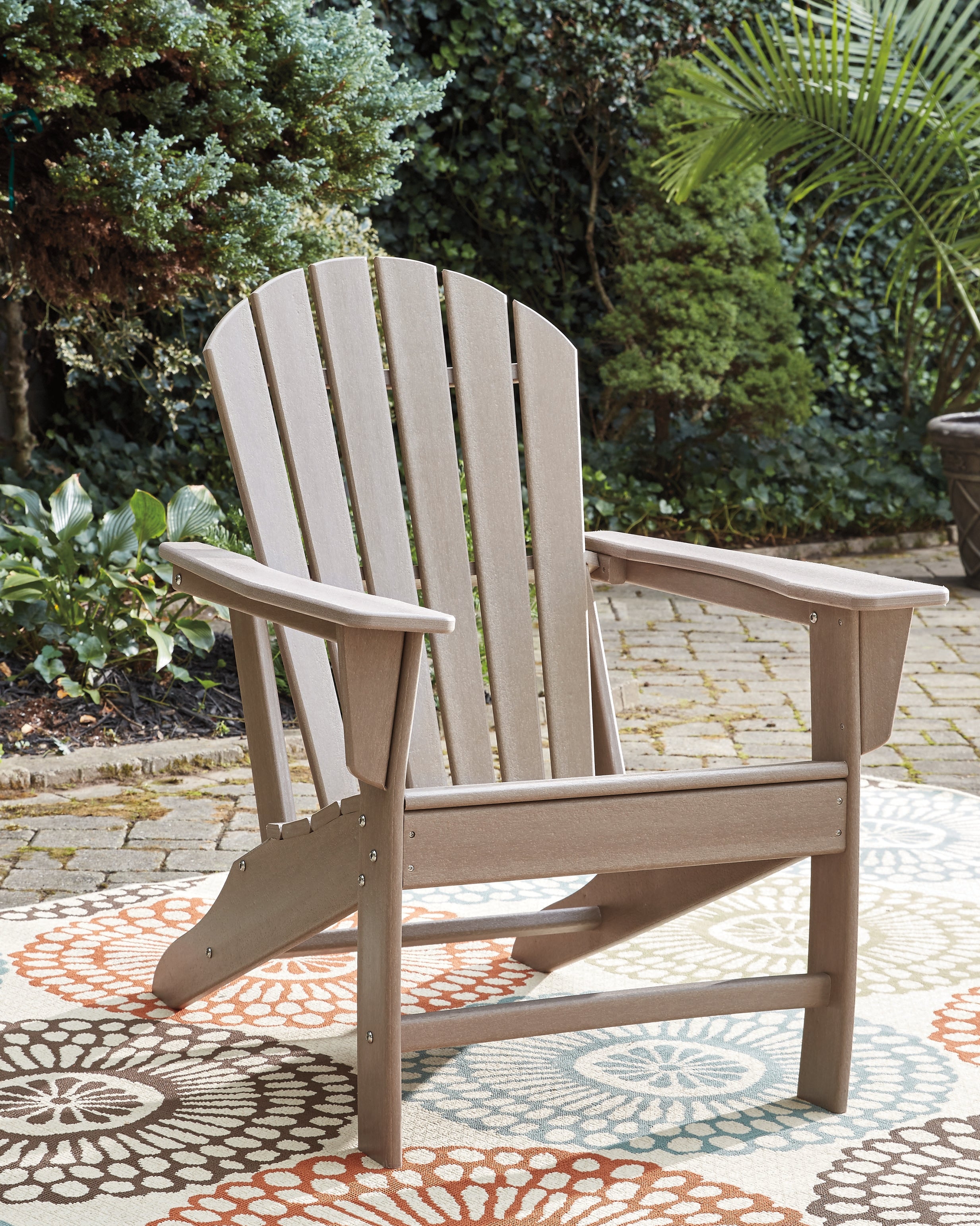 3 Brothers Decor - Ashley Furniture - Sundown Treasure Outdoor - Adirondack Chair / Driftwood - P014-898