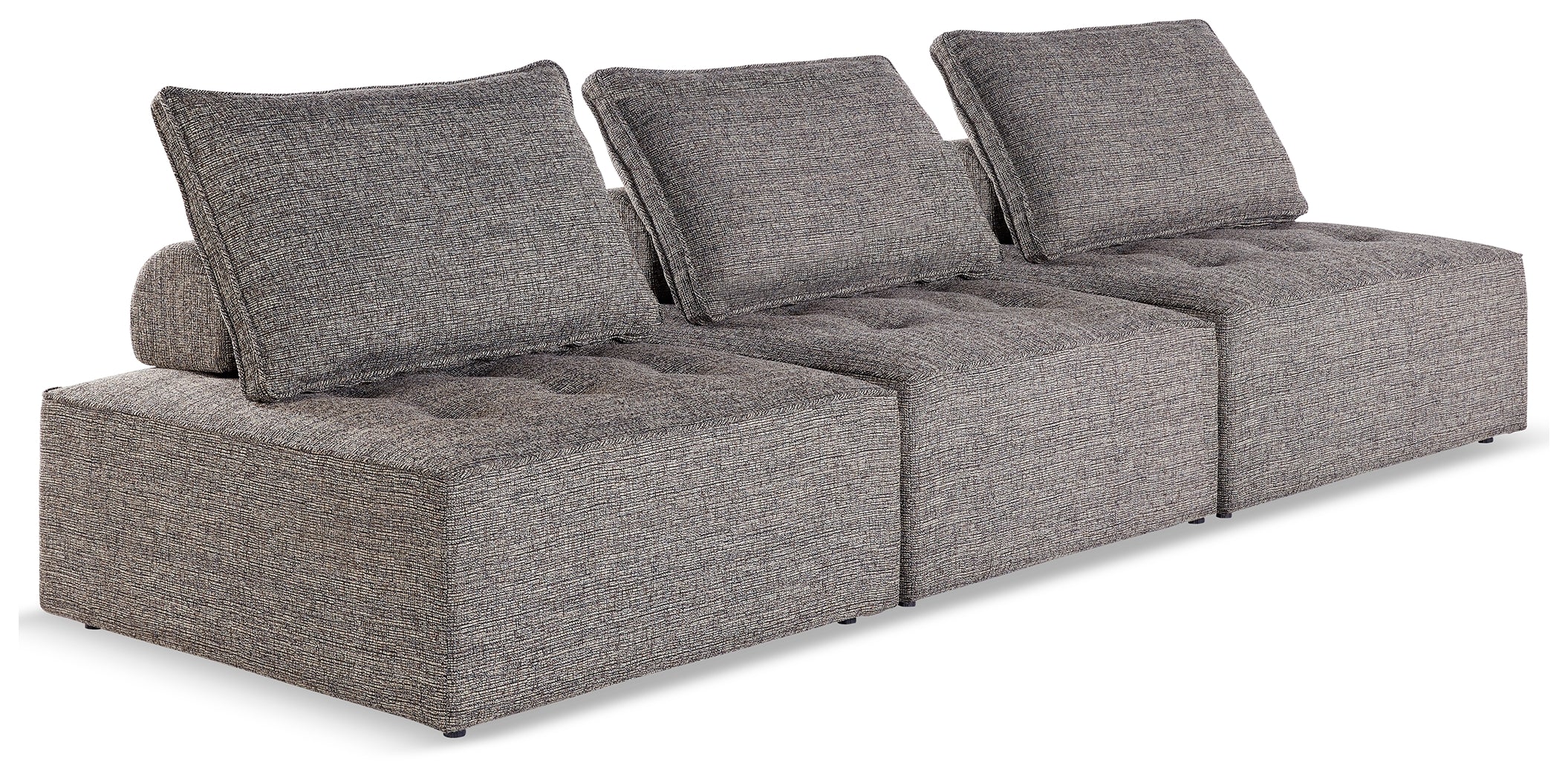 3 Brothers Decor - Ashley Furniture - Bree Zee Outdoor - 3-Piece Outdoor Modular Seating / Brown - P160P9