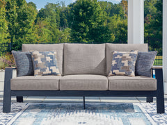 3 Brothers Decor - Ashley Furniture - East Beach Outdoor - Sofa with Cushion - PCP587-838