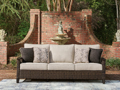 3 Brothers Decor - Ashley Furniture - Monterey Point Outdoor - Sofa with Cushion - PCP760-838