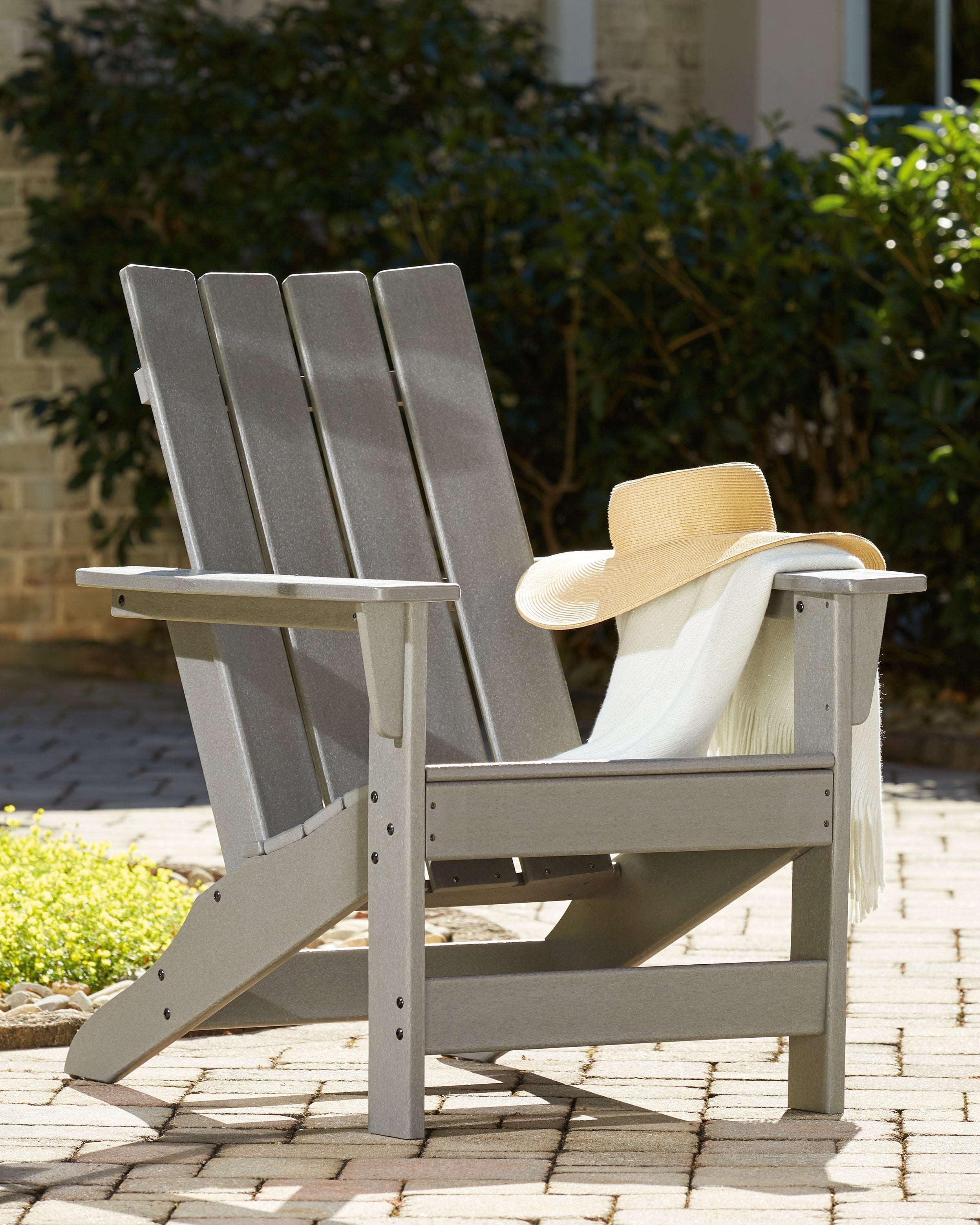 3 Brothers Decor - Ashley Furniture - Visola Outdoor - Adirondack Chair / Gray - P802-898