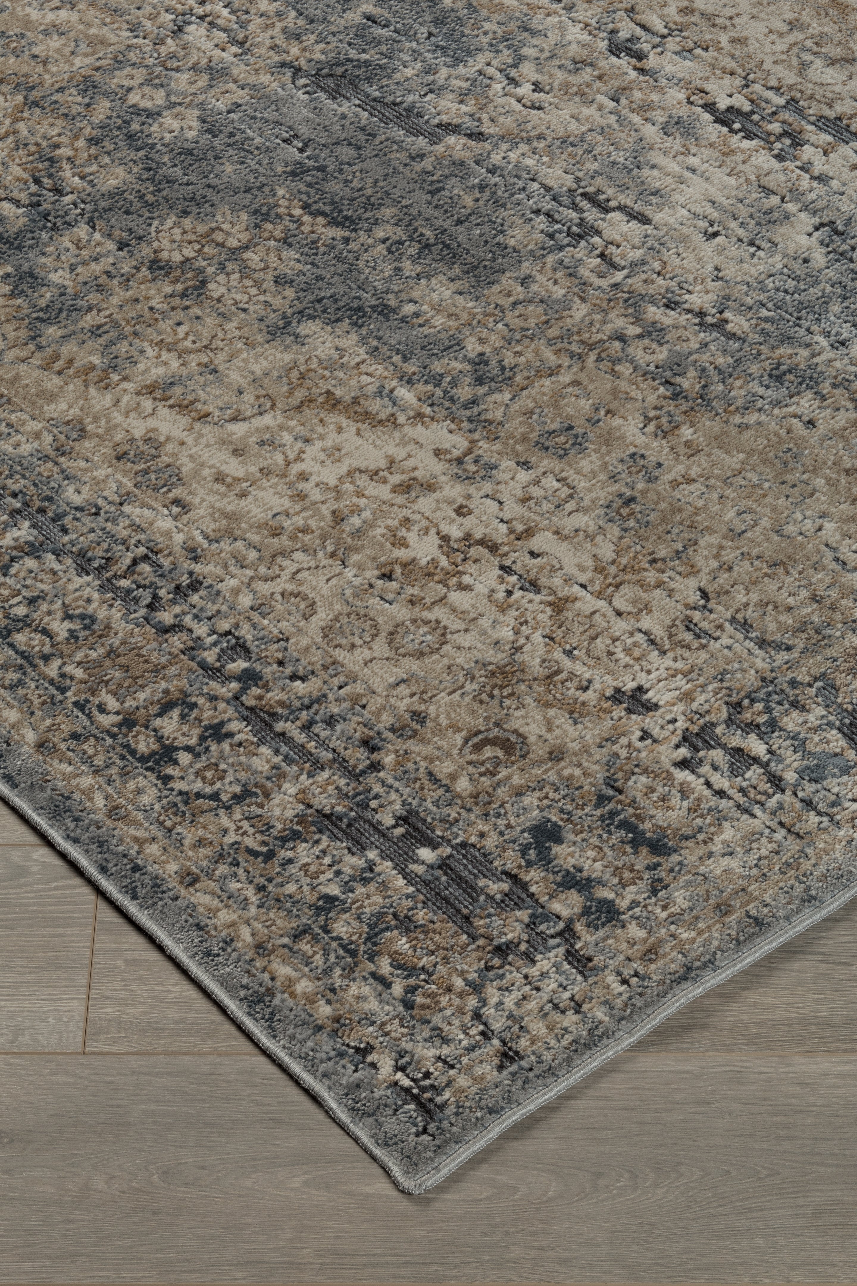 3 Brothers Decor - Ashley Furniture - South Rug - 5' x 7' Rug / Blue/Beige - R402722