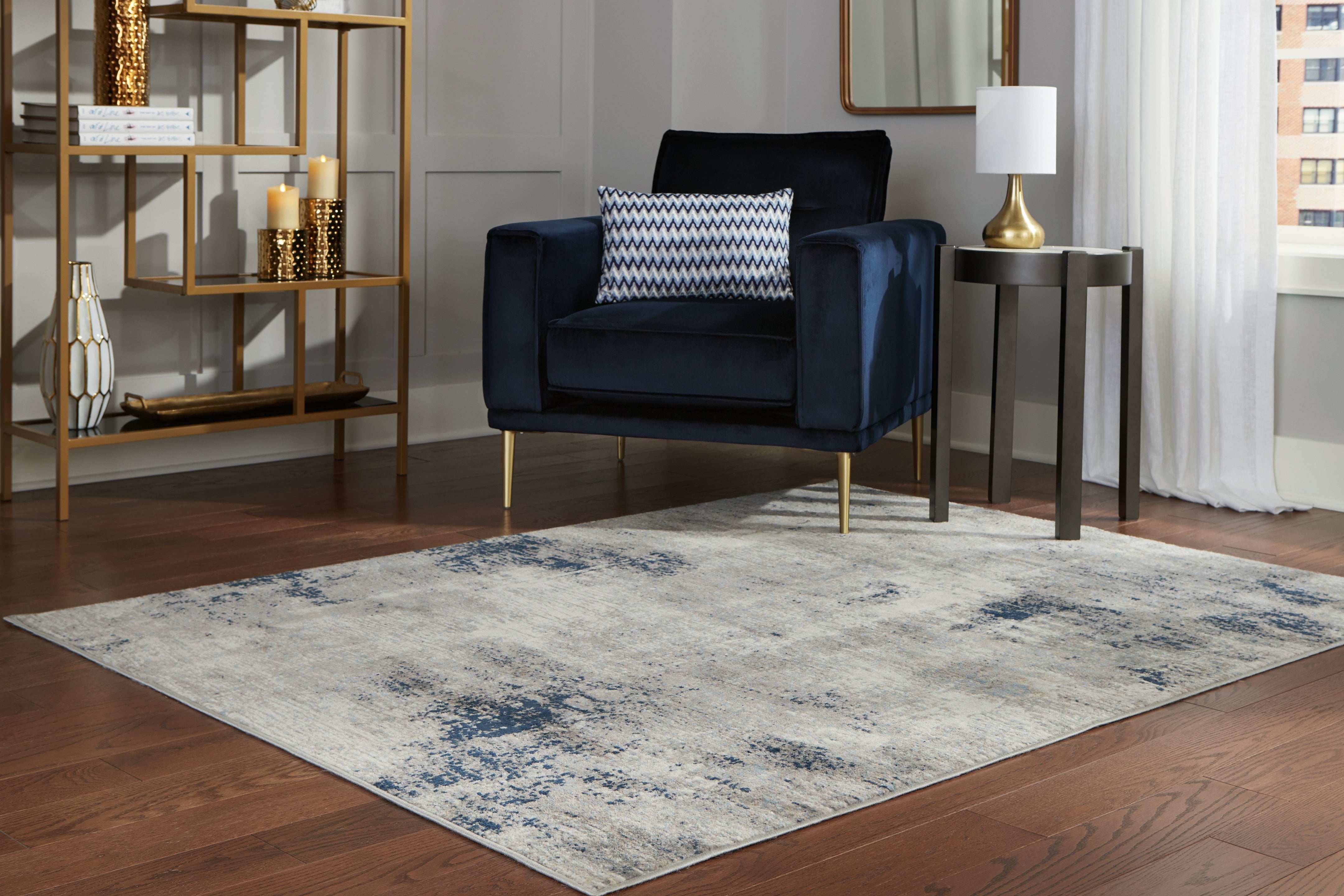 3 Brothers Decor - Ashley Furniture - Wrenstow Rug - 5'3" x 7'3" Rug / Multi - R403752
