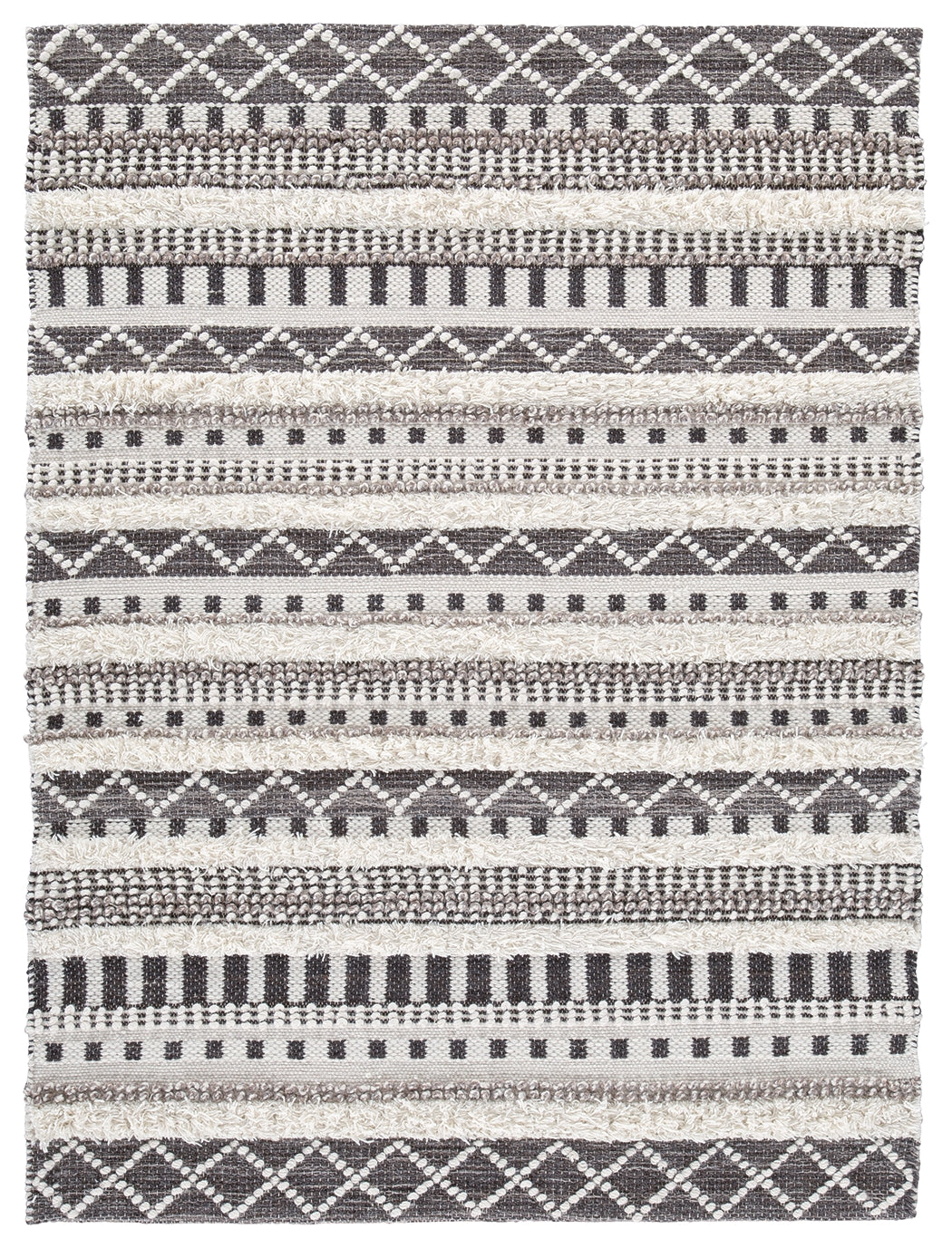 3 Brothers Decor - Ashley Furniture - Karalee Rug - 8' x 10' Rug / Ivory/Brown - R404441