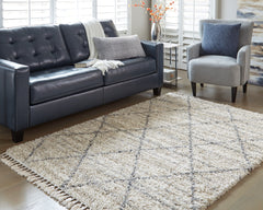 3 Brothers Decor - Ashley Furniture - Abdalah Rug - 5' x 7' Rug / Beige/Gray - R404622