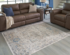 3 Brothers Decor - Ashley Furniture - Barkham Rug - 7'10" x 10' Washable Rug / Multi - R405551