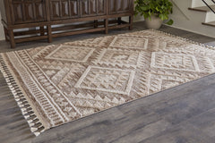 3 Brothers Decor - Ashley Furniture - Odedale Rug - 8' x 10' Rug / Tan/Cream - R406061