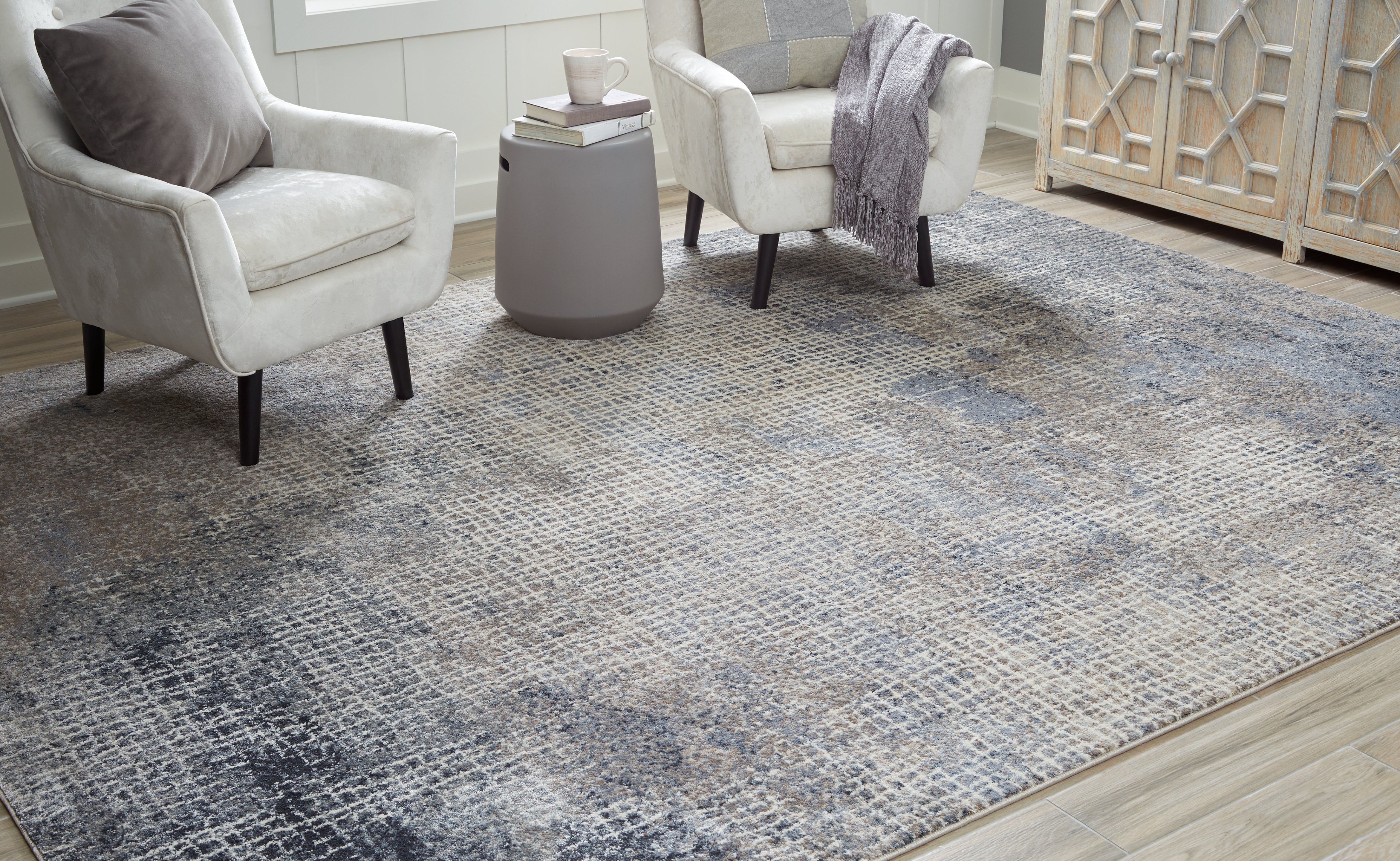 3 Brothers Decor - Ashley Furniture - Brookhall Rug - 7'10" x 10'6" Rug / Multi - R406101