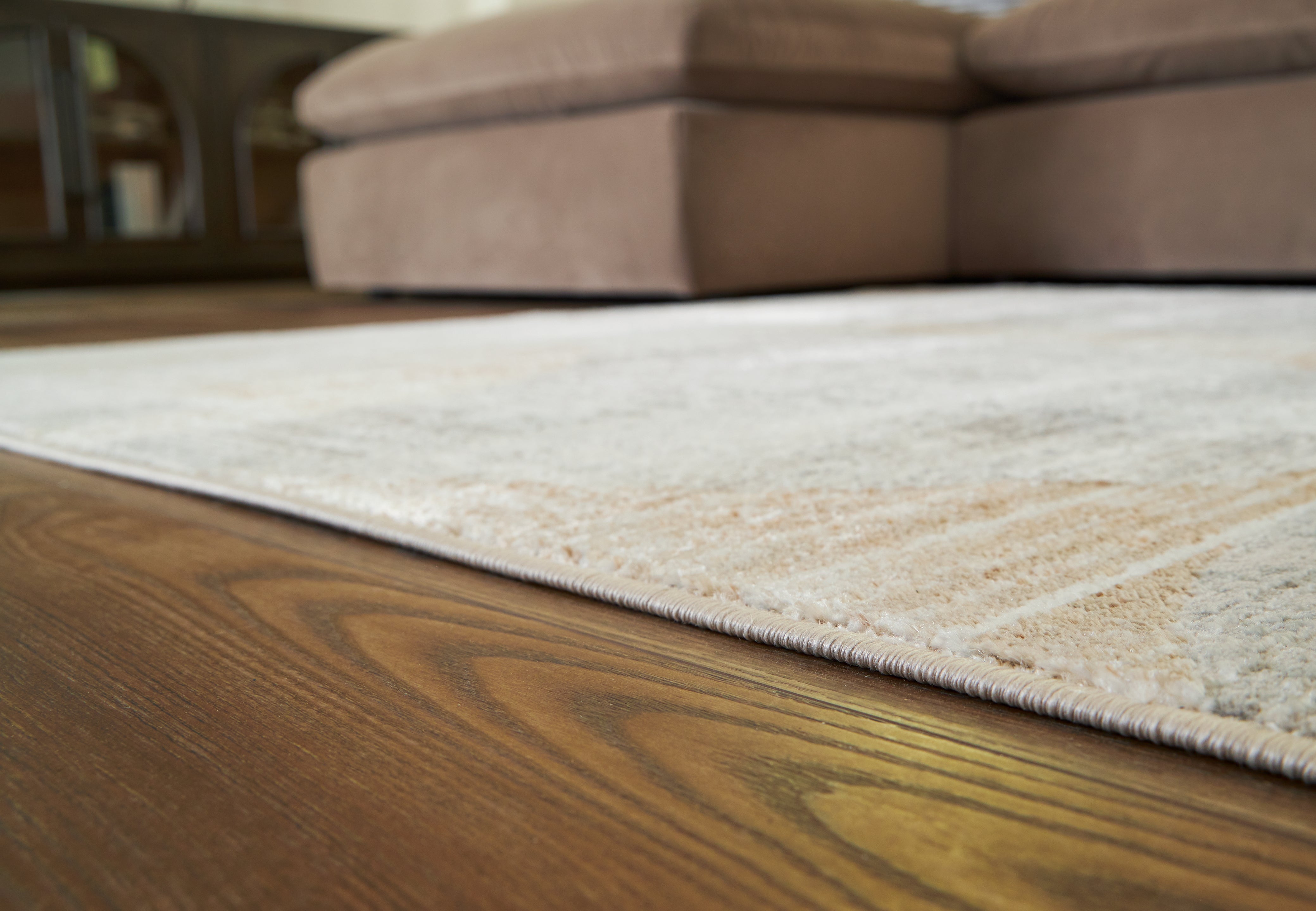 3 Brothers Decor - Ashley Furniture - Truward Rug - 8' x 10' Rug / Linen/Gray/Caramel - R406471