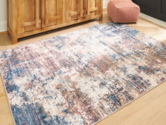 3 Brothers Decor - Ashley Furniture - Willbertal Rug - 5'2" x 7' Washable Rug / Multi - R406652