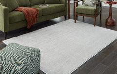 3 Brothers Decor - Ashley Furniture - Eduring Rug - 5' x 7' Rug / Ivory/Taupe - R406692