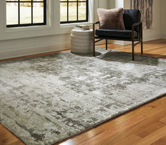 3 Brothers Decor - Ashley Furniture - Valmontic Rug - 8' x 10' Rug / Gray - R406921