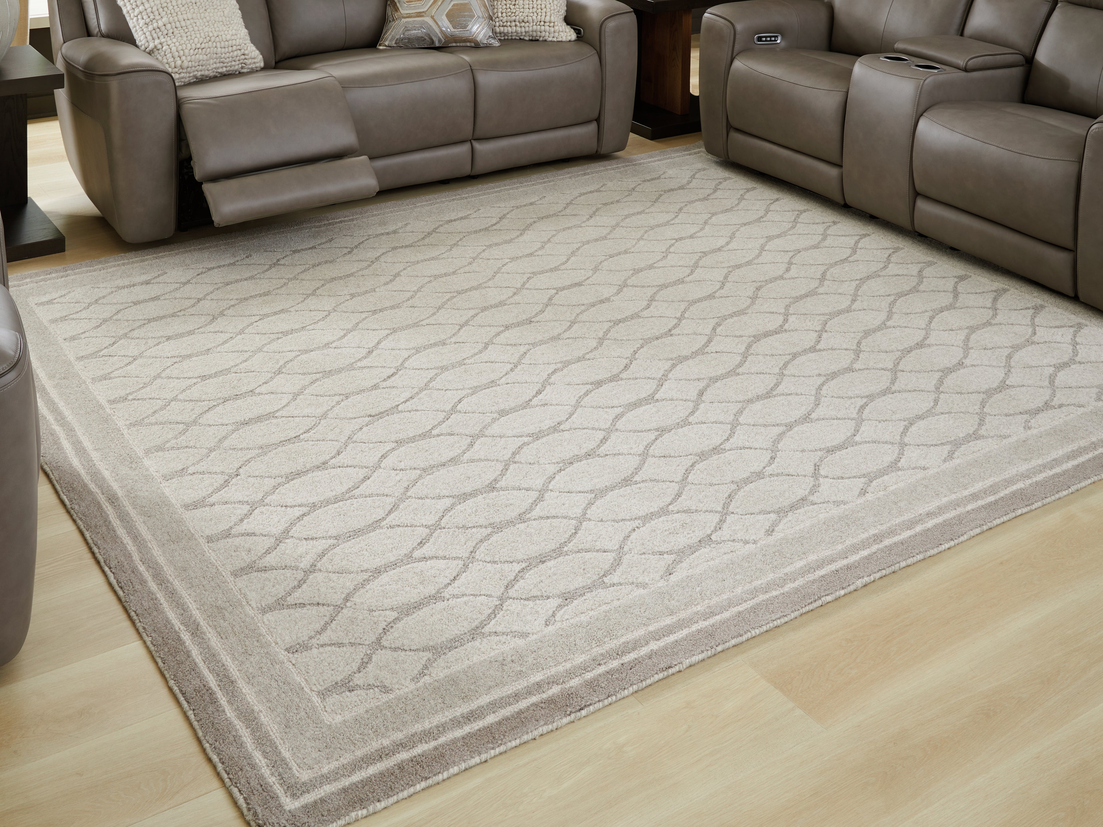 3 Brothers Decor - Ashley Furniture - Wimney Rug - Large Rug / Gray - R407281