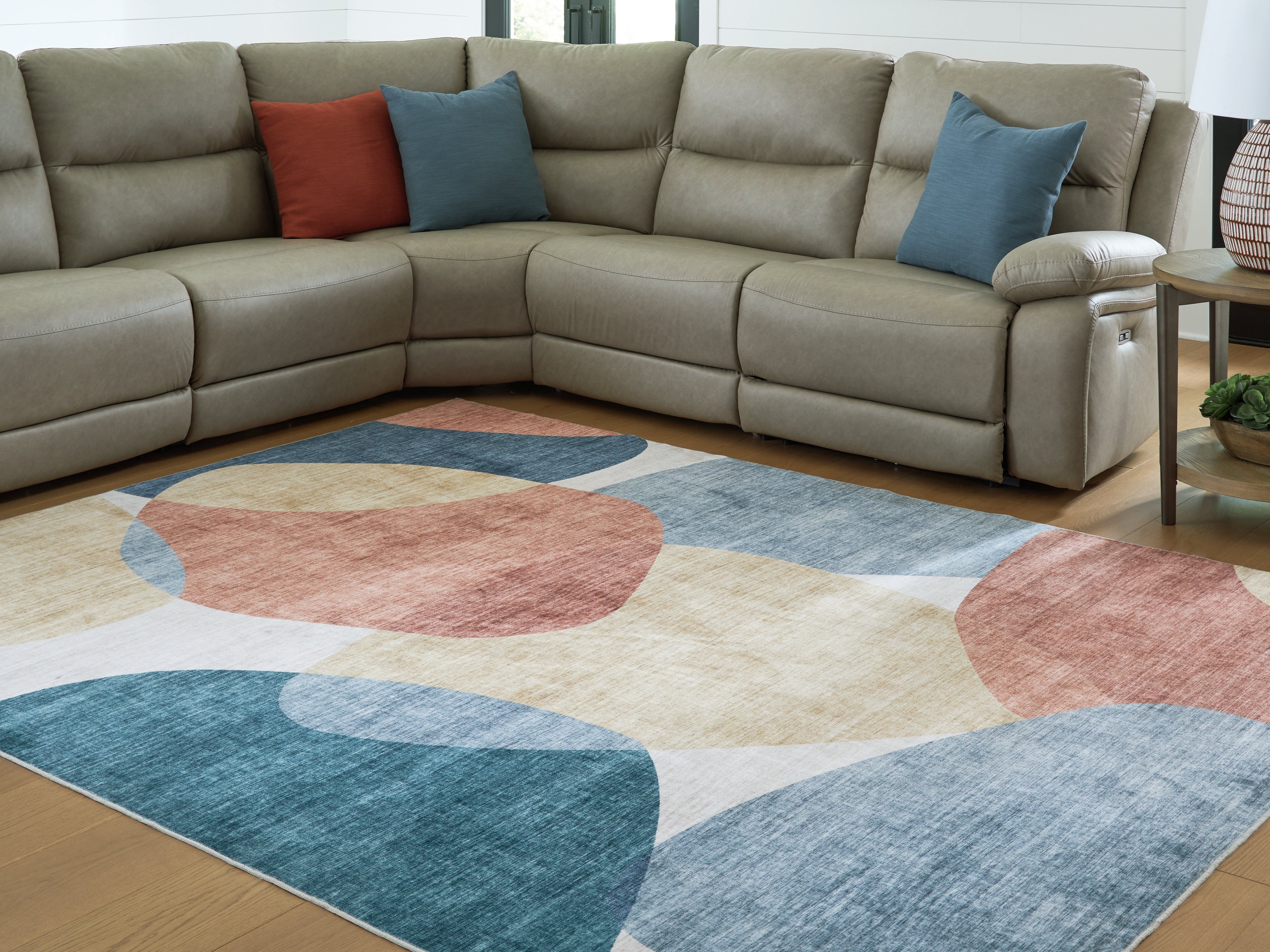 3 Brothers Decor - Ashley Furniture - Chanleigh Rug - Washable 7'6" x 9'6" Area Rug / Multi - R407371