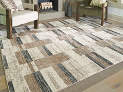 3 Brothers Decor - Ashley Furniture - Alstone Rug - 7'10" x 10' Area Rug / Multi - R407731
