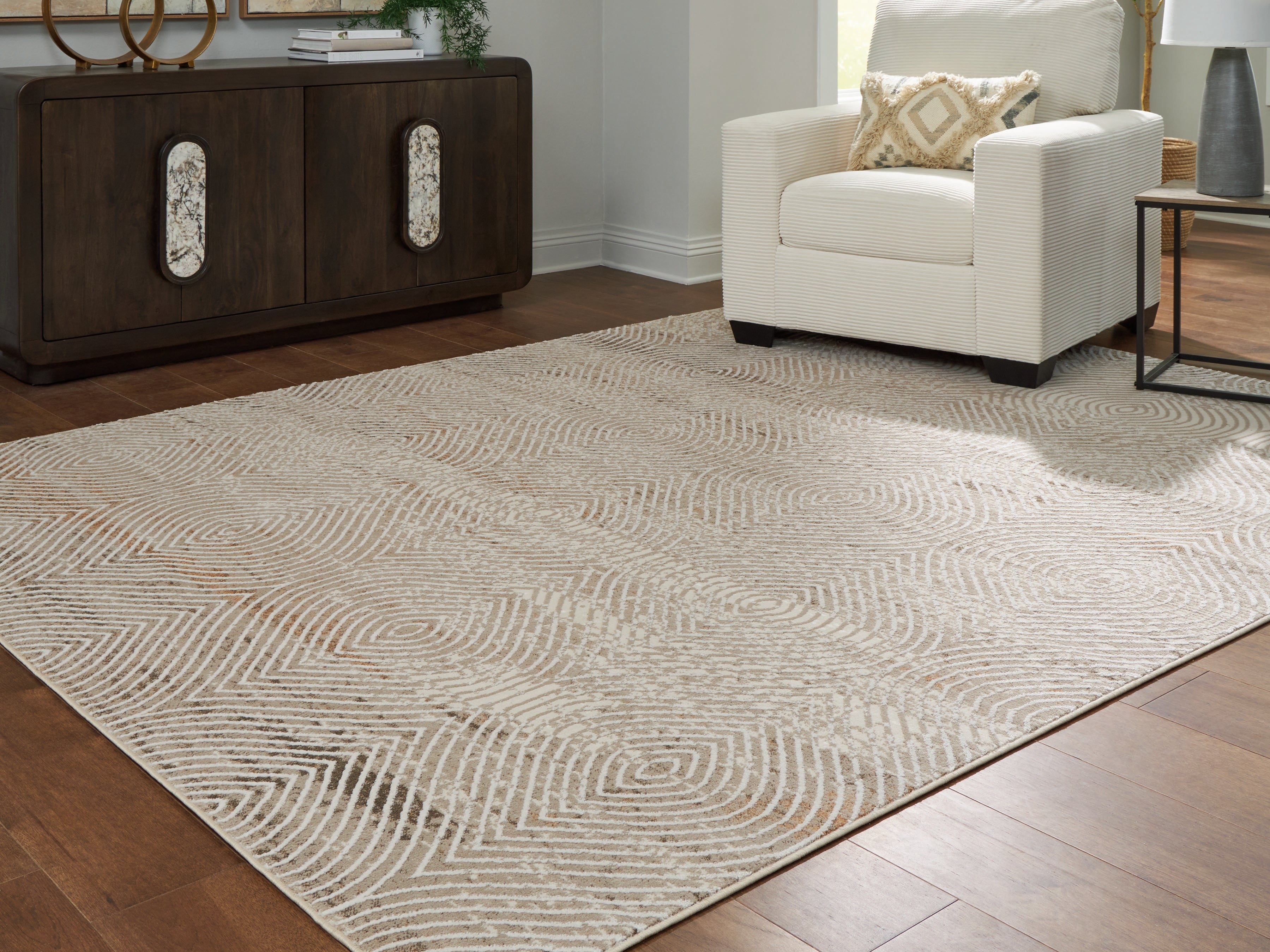 3 Brothers Decor - Ashley Furniture - Bachus Rug - 7'10" x 10' Area Rug / Multi - R407751