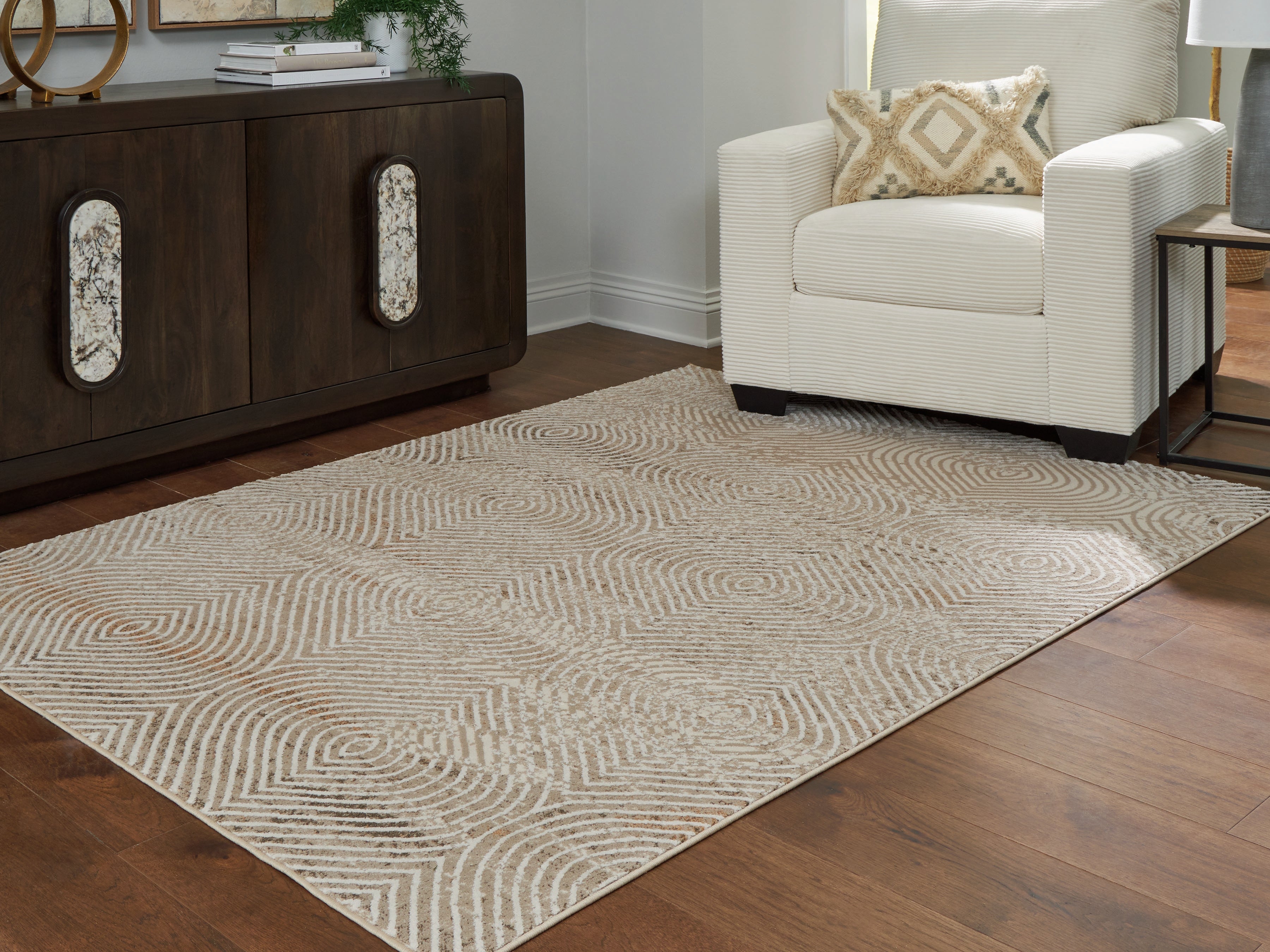 3 Brothers Decor - Ashley Furniture - Bachus Rug - 5'3" x 7' Area Rug / Multi - R407752