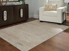3 Brothers Decor - Ashley Furniture - Bachus Rug - 5'3" x 7' Area Rug - R407752