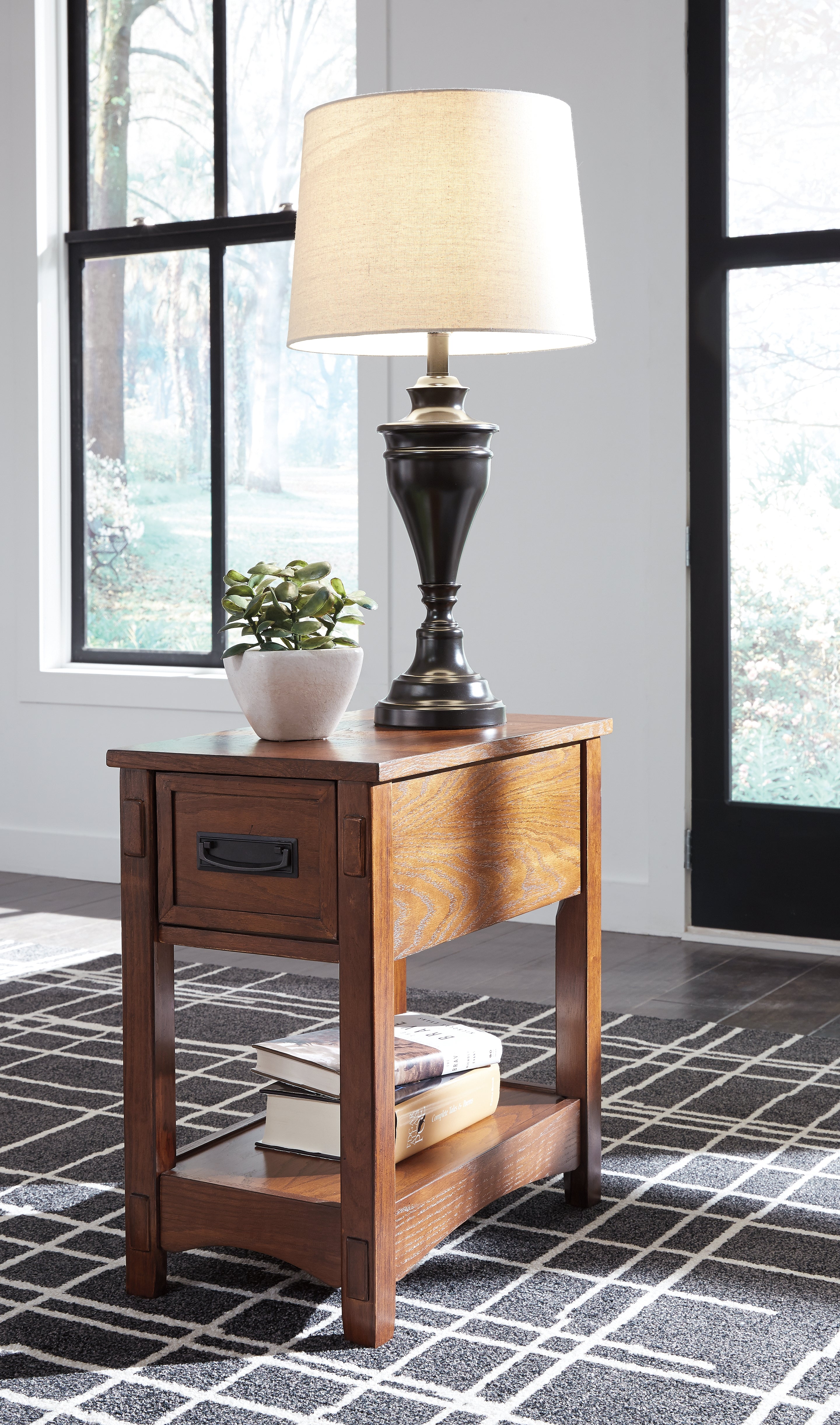 3 Brothers Decor - Ashley Furniture - Breegin Chairside End Table - Chair Side End Table - T007-319
