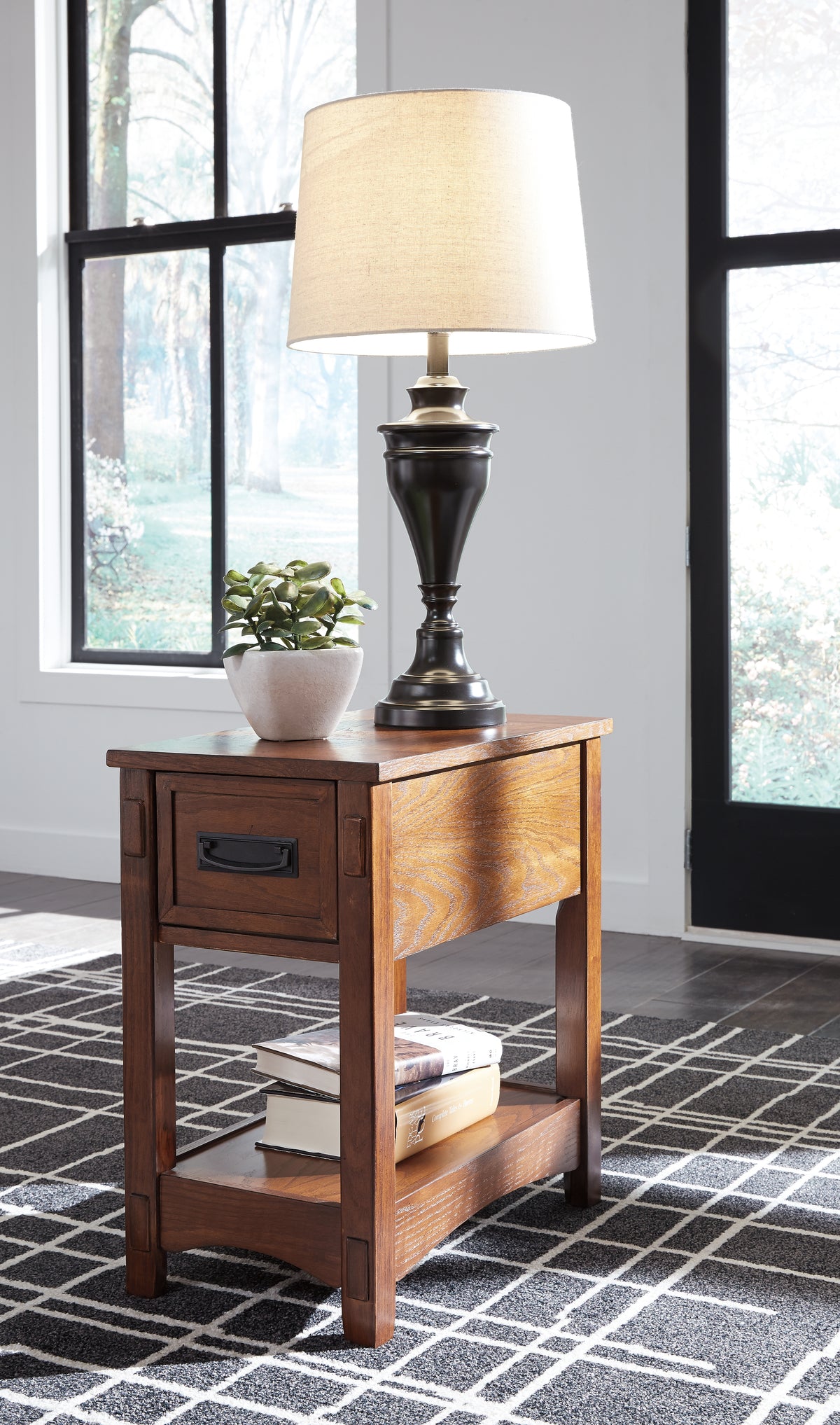 3 Brothers Decor - Ashley Furniture - Breegin Chairside End Table - Chair Side End Table - T007-319