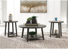 3 Brothers Decor - Ashley Furniture - Caitbrook Table (Set of 3) - Occasional Table Set (3/CN) / Gray - T188-13