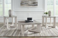 3 Brothers Decor - Ashley Furniture - Garnilly Table (Set of 3) - Occasional Table Set (3/CN) / Whitewash - T247-13