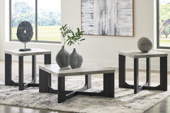 3 Brothers Decor - Ashley Furniture - Sharstorm Table (Set of 3) - Occasional Table Set (3/CN) / Two-tone Gray - T251-13