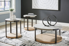 3 Brothers Decor - Ashley Furniture - Darthurst Table (Set of 3) - Occasional Table Set (3/CN) / Light Brown - T383-13