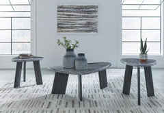 3 Brothers Decor - Ashley Furniture - Bluebond Table (Set of 3) - Occasional Table Set (3/CN) / Gray - T390-13