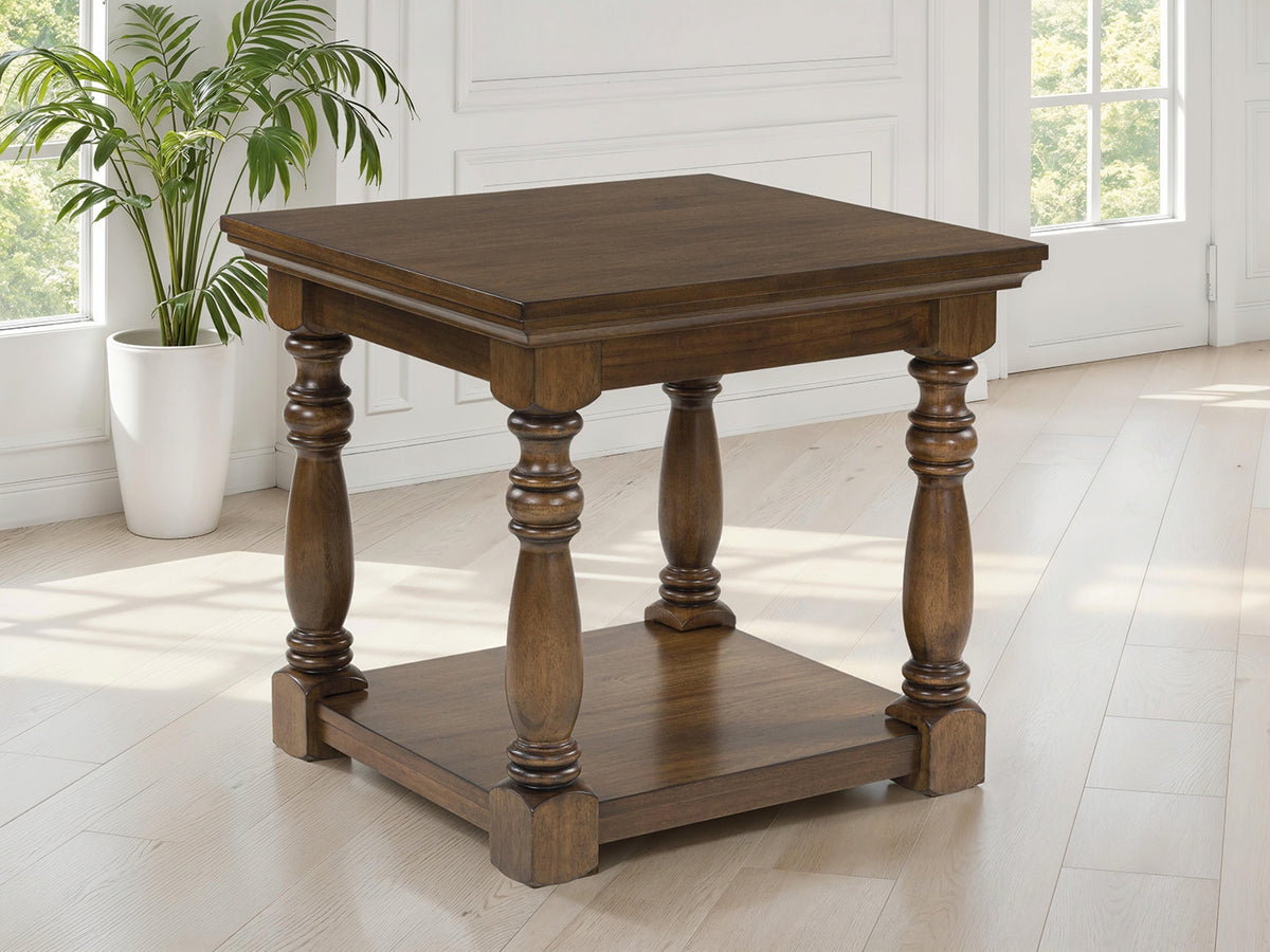 3 Brothers Decor - Ashley Furniture - Sturlayne End Table - Rectangular End Table / Brown - T609-3