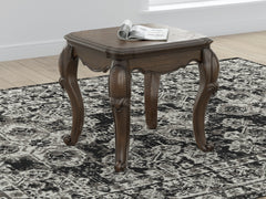 3 Brothers Decor - Ashley Furniture - Maylee End Table - Rectangular End Table / Dark Brown - T617-3