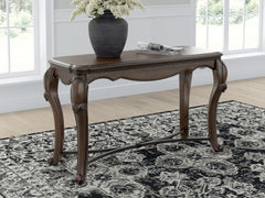 3 Brothers Decor - Ashley Furniture - Maylee Sofa Table - Sofa Table / Dark Brown - T617-4