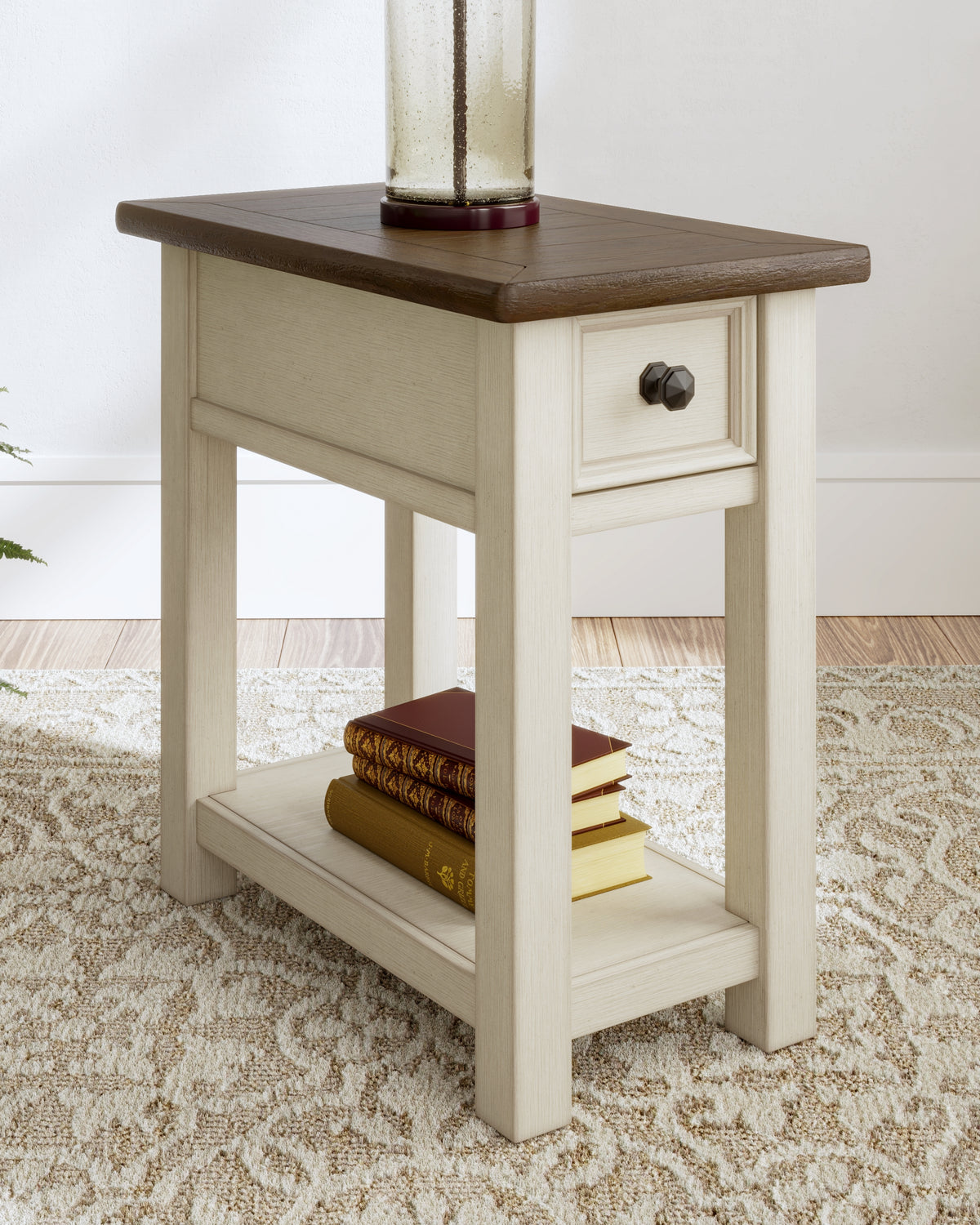 3 Brothers Decor - Ashley Furniture - Bolanburg Chairside End Table - Chair Side End Table / Two-tone - T637-107
