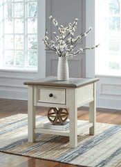 3 Brothers Decor - Ashley Furniture - Bolanburg End Table - Rectangular End Table / Two-tone - T637-3