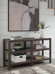 3 Brothers Decor - Ashley Furniture - Kallenny Sofa Table - Sofa Table / Brown/Gray - T669-4