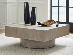 3 Brothers Decor - Ashley Furniture - Jorielyn Coffee Table - Square Cocktail Table / Light Grayish Brown - T712-8