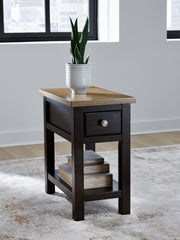 3 Brothers Decor - Ashley Furniture - Drazmine Chairside End Table - Chair Side End Table / Brown - T734-17