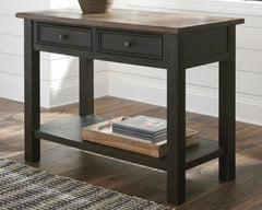 3 Brothers Decor - Ashley Furniture - Tyler Creek Sofa/Console Table - Sofa Table / Grayish Brown/Black - T736-4