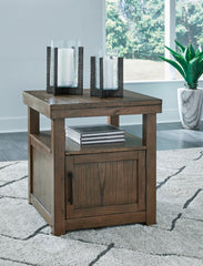 3 Brothers Decor - Ashley Furniture - Boardernest End Table - Rectangular End Table / Brown - T738-3