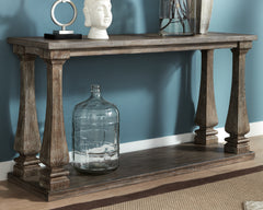 3 Brothers Decor - Ashley Furniture - Johnelle Sofa Table - Sofa Table / Gray - T776-4