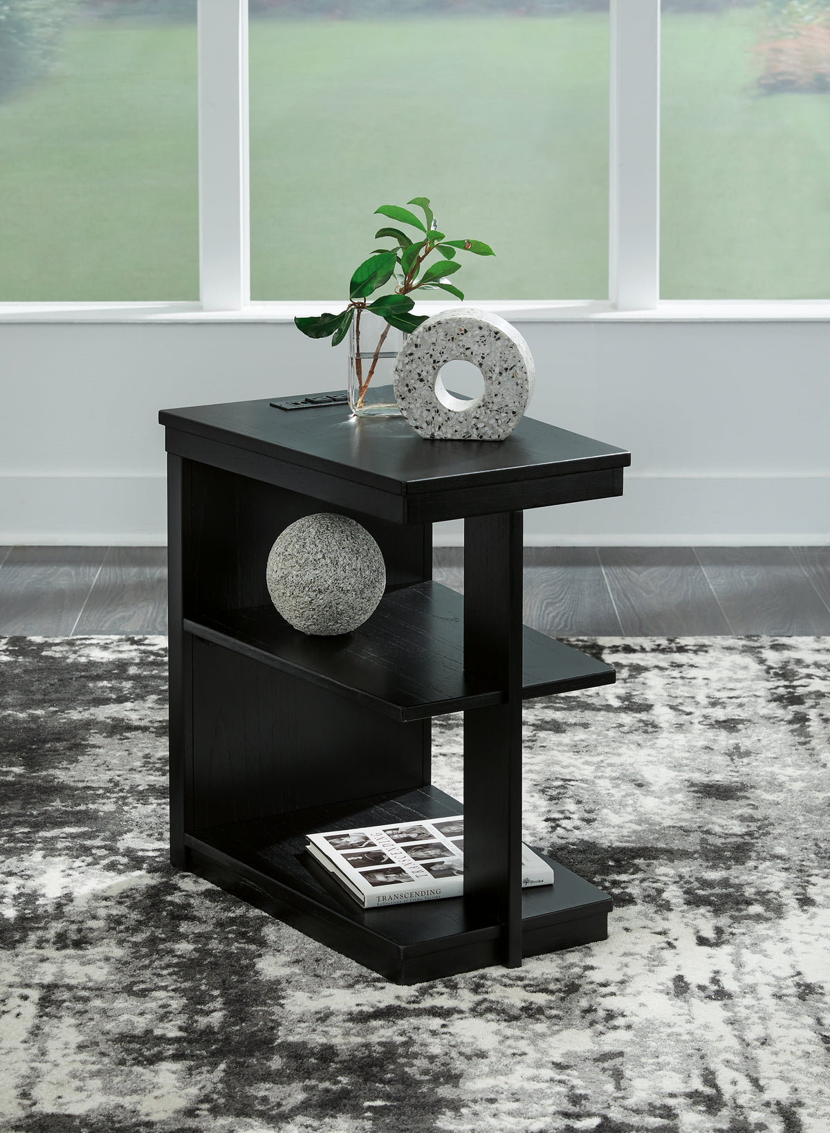 3 Brothers Decor - Ashley Furniture - Winbardi Chairside End Table - Chair Side End Table / Black - T786-7
