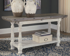 3 Brothers Decor - Ashley Furniture - Havalance Sofa/Console Table - Flip Top Sofa Table / Gray/White - T814-4