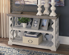 3 Brothers Decor - Ashley Furniture - Havalance Sofa/Console Table - Console Sofa Table / Gray/White - T814-5