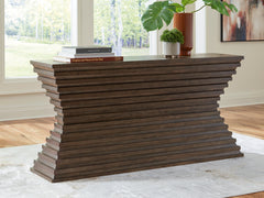3 Brothers Decor - Ashley Furniture - Hannodream Sofa Table - Sofa Table / Warm Brown - T821-4
