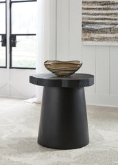 3 Brothers Decor - Ashley Furniture - Wimbell End Table - Round End Table / Black - T970-6